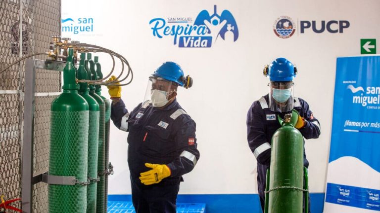 Dos plantas de oxígeno atienden en el distrito de San Miguel - INNOVAPUCP